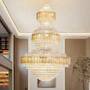 GobekUsa Crystal Duplex Chandelier for Hotel Lobby and Living Room