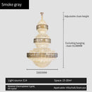 GobekUsa Crystal Duplex Chandelier for Hotel Lobby and Living Room