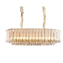 GobekUsa Crystal Feather Ceiling Pendant Lights for Luxury Home Decor & Living Room