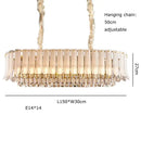 GobekUsa Crystal Feather Ceiling Pendant Lights for Luxury Home Decor & Living Room