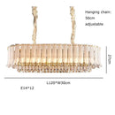 GobekUsa Crystal Feather Ceiling Pendant Lights for Luxury Home Decor & Living Room