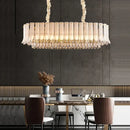 GobekUsa Crystal Feather Ceiling Pendant Lights for Luxury Home Decor & Living Room