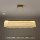 GobekUsa Crystal Glass Gold Pendant Chandelier for Elegant Kitchen Dining Lighting