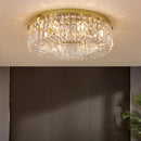 GobekUsa Crystal LED Chandelier Ceiling Light - Gold