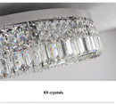 GobekUsa Crystal LED Chandelier Ceiling Light - Gold