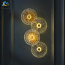 GobekUsa Crystal LED Wall Lamps for Living Room Bedroom Decor
