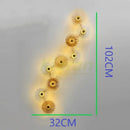 GobekUsa Crystal LED Wall Lamps for Living Room Bedroom Decor