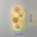 GobekUsa Crystal LED Wall Lamps for Living Room Bedroom Decor