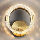 GobekUsa Crystal Nordic Wall Sconce for Home Decoration, Bedside Bedroom Lamp