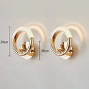 GobekUsa Crystal Nordic Wall Sconce for Home Decoration, Bedside Bedroom Lamp