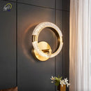 GobekUsa Crystal Nordic Wall Sconce for Home Decoration, Bedside Bedroom Lamp