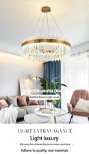 GobekUsa Crystal Pendant Chandelier for Home Decor