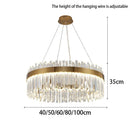 GobekUsa Crystal Pendant Chandelier for Home Decor