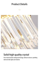 GobekUsa Crystal Pendant Chandelier for Home Decor