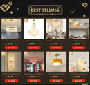 GobekUsa Crystal Pendant Chandelier for Home Decor