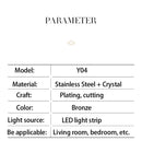 GobekUsa Crystal Pendant Chandelier for Home Decor