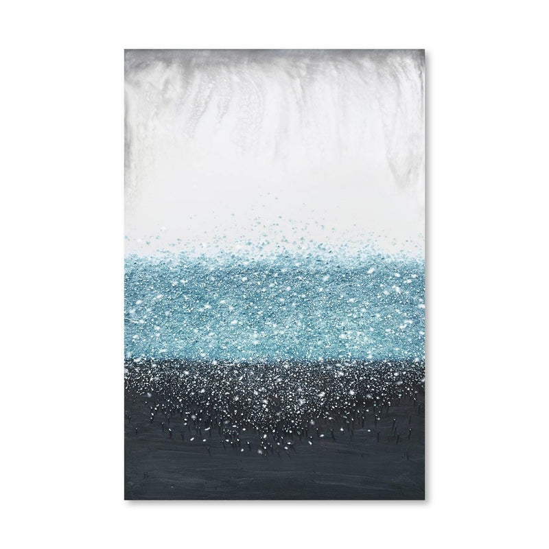 Crystal Rain Blue Canvas