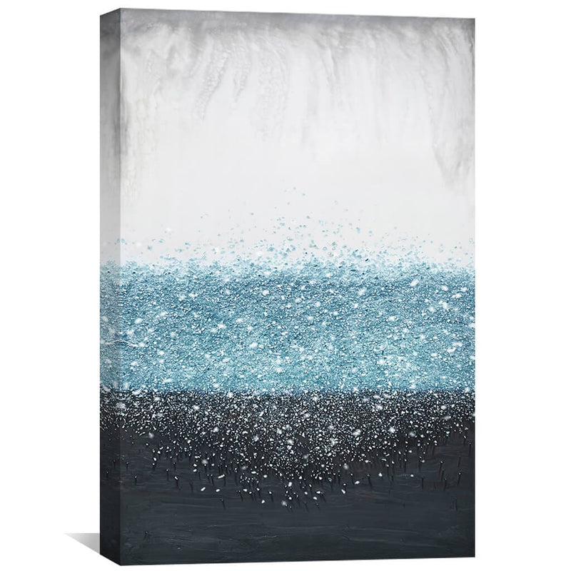 Crystal Rain Blue Canvas