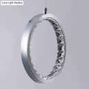 GobekUsa Crystal Rings LED Pendant Light Fixture For Indoor Lamp Lamparas De Techo Surface Mounting Pendant Lamp For Bedroom Dining Room