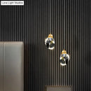 GobekUsa Crystal Stone-Shape Pendant Light Fixture Contemporary Style Down Lighting Pendant in Gold