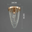 GobekUsa Crystal Sun Flower Ceiling Chandelier - Golden/Silver for Foyer, Bedroom, Aisle Decor