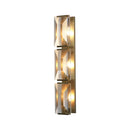 Rectangular Triple Crystal Wall Lamp