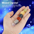 Tumbled Gemstones Polished Square Gemstone 1lb Mixed Chakra Natural Crystal Quartz Rock Lucky Healing Stones