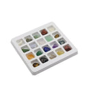Tumbled Gemstones Polished Square Gemstone 1lb Mixed Chakra Natural Crystal Quartz Rock Lucky Healing Stones