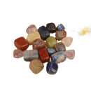 Tumbled Gemstones Polished Square Gemstone 1lb Mixed Chakra Natural Crystal Quartz Rock Lucky Healing Stones