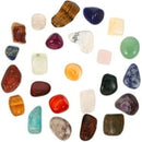 Tumbled Gemstones Polished Square Gemstone 1lb Mixed Chakra Natural Crystal Quartz Rock Lucky Healing Stones