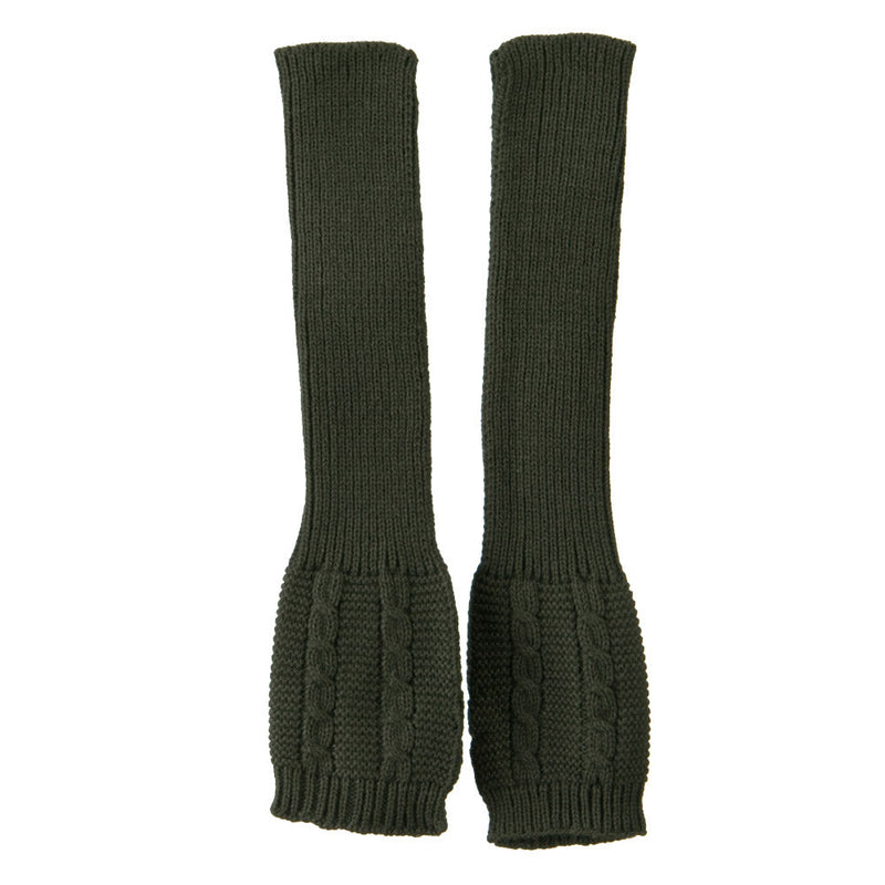 Long Sleeve Cable Stitch Arm Warmer