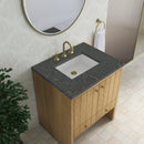 James Martin Hudson 30" Single Bathroom Vanity, Light Natural Oak