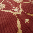6' x 9' Couristan Hand Knotted Wool & Silk S.fine Damask Tibetan Area Rug Rust