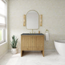 James Martin Hudson 36" Single Bathroom Vanity, Light Natural Oak