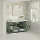 James Martin Breckenridge 60" Single Bathroom Vanity, Smokey Celadon
