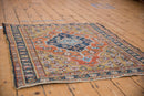 3.5x4 Vintage Heriz Square Rug