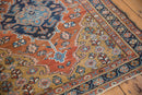 3.5x4 Vintage Heriz Square Rug