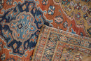 3.5x4 Vintage Heriz Square Rug