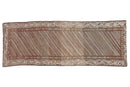 3x8.5 Vintage Distressed Hamadan Rug Runner