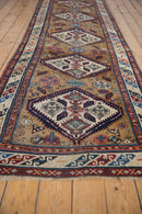 3.5x11.5 Antique Caucasian Rug Runner
