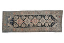 4x10.5 Vintage Distressed Karabagh Rug Runner