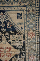 4x10.5 Vintage Distressed Karabagh Rug Runner