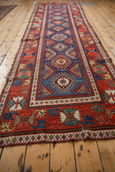 3.5x12.5 Antique Caucasian Rug Runner