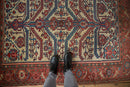 5x6 Antique Fine Malayer Square Rug