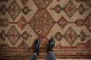 RESERVED 4.5x7 Vintage Fine Malayer Rug