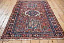 3.5x4.5 Vintage Karaja Square Rug