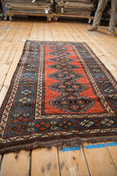 3.5x6 Antique Kurdish Rug