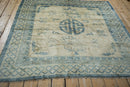 6x6 Antique Distressed Peking Square Carpet