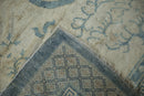 6x6 Antique Distressed Peking Square Carpet