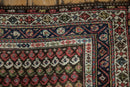 3.5x8.5 Vintage Kurdish Hamadan Rug Runner